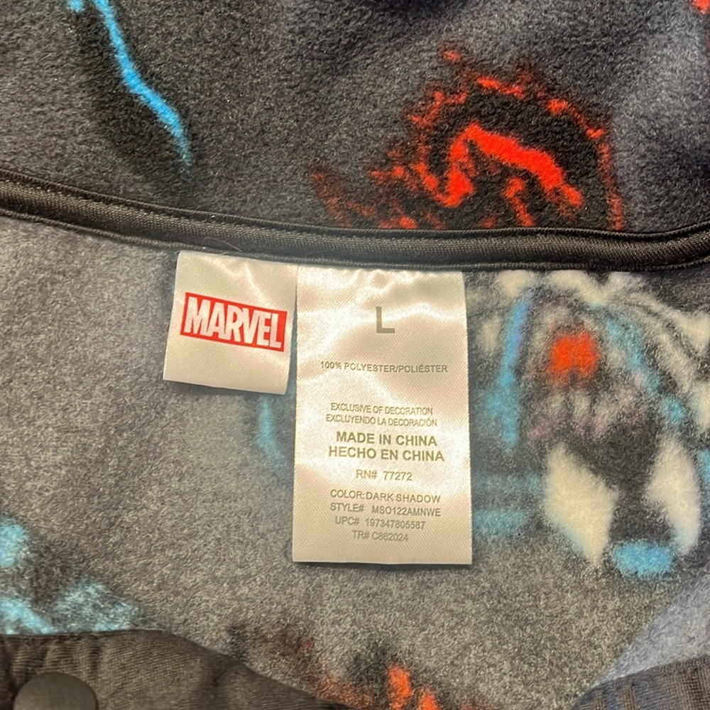 NWOT VENOM Men's 3/4 Snap Pullover Polar Fleece Sweatshirt  Size Large - Picture 8 of 8
